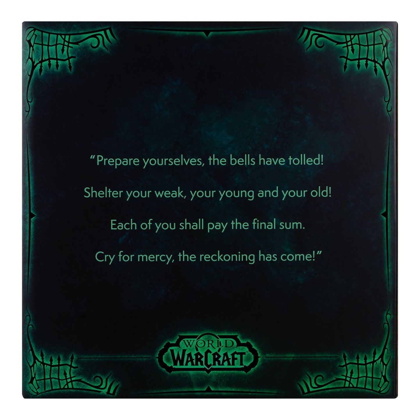 World of Warcraft Rüstung des kopflosen Reiters Replik - Rückansicht der Box