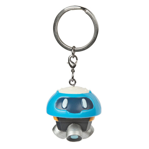 Overwatch Snowball 3D Keyring in Blue - Front View