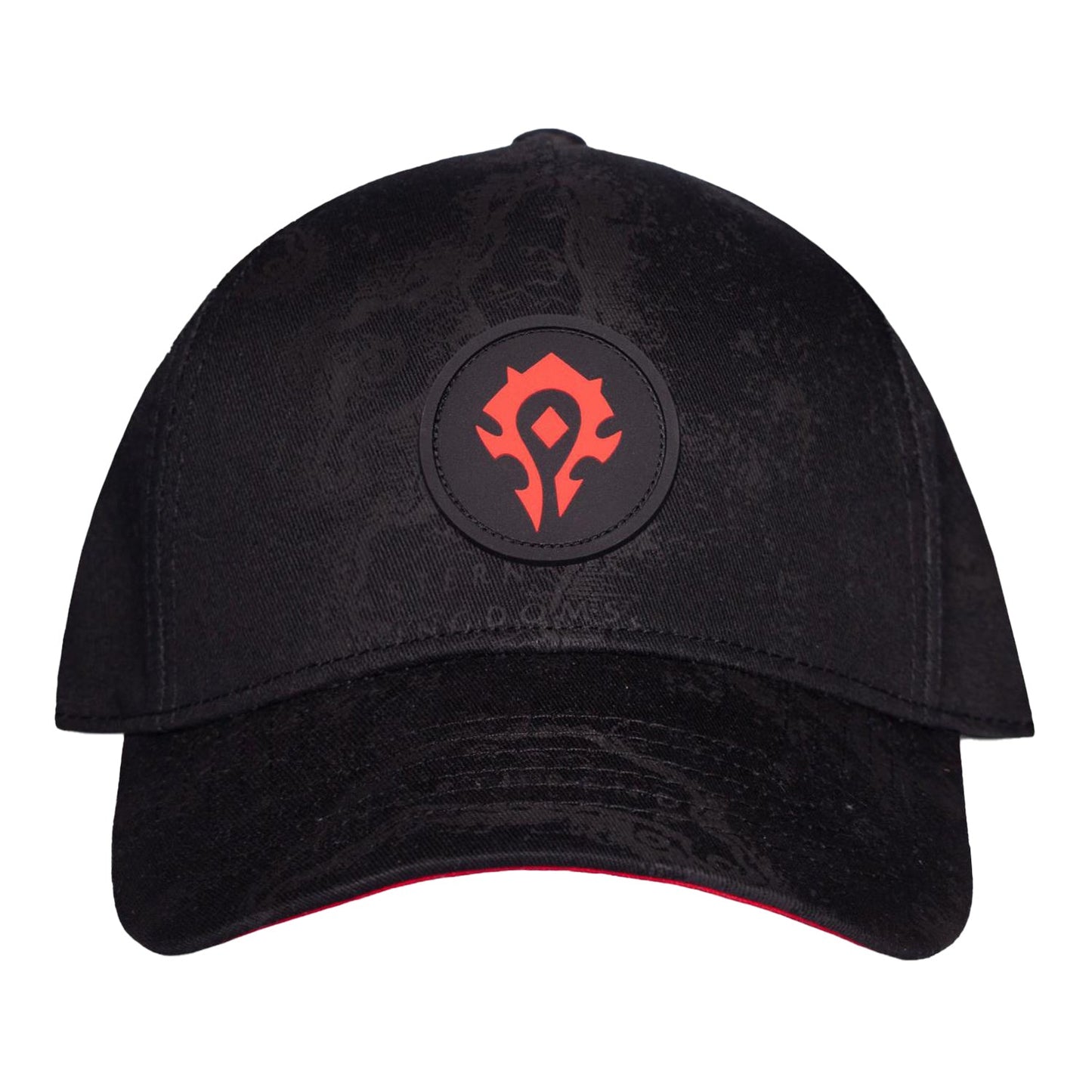 World of Warcraft Horde Map of Azeroth Black Snapback Hat - Front View
