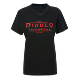 Diablo Immortal Women's Black T-Shirt - Vorderansicht