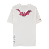 Overwatch D.Va Fusion Cannons White T-Shirt - Rückansicht