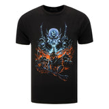 World of Warcraft Schattenlande Erweiterung Schwarz T-Shirt - Vorderansicht