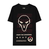 Overwatch Reaper From The Shadows Black T-Shirt - Vorderansicht