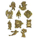 Seltene Goldversionen des Blizzard Series 8 Blind Pack 5-Piece Pin Set