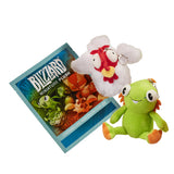 Blizzard Miniature Plüsch Blind Pack - Vorderansicht mit Tasche 