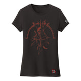 Diablo IV Rogue Women's Black T-Shirt - Vorderansicht