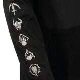 Diablo IV Inarius Black Button-Up Jacke - schließen Up View