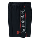 Diablo IV Class Icon Black Basketball Short - Seitenansicht