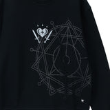 Diablo IV Rogue Schwarz Rundhalsausschnitt Sweatshirt - schließen Up Frontansicht