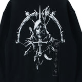 Diablo IV Rogue Black Rundhalsausschnitt Sweatshirt - schließen Up Rückenansicht