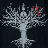 Diablo IV Tree of Whispers Black Pullover Kapuze - schließen Up Front View