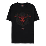 Schwarzes Diablo IV "Lilith's Sigil" T-Shirt - Vorderansicht