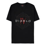 Schwarzes Diablo IV "Pentagram" T-Shirt