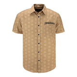 Hearthstone Button Up Tan Hemd - Vorderansicht