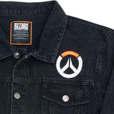 Overwatch Denim Black Jacke - Front schließen-Ansicht von oben