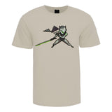 Overwatch Genji Pixel Beige T-Shirt - Vorderansicht