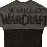 World of Warcraft Graue Plakatwand Langärmelig T-Shirt  - Nahaufnahme