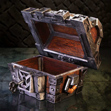 World of Warcraft Silverbound Treasure Chest Box - Open View Lifestyle 