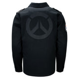 Overwatch 2 Black Button-Up Military Jacke - Rückansicht