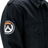 Overwatch 2 Black Button-Up Military Jacke - schließen-Umschau