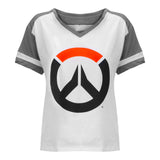 Overwatch 2 Fanatic Women's White T-Shirt - Frontansicht mit Overwatch Logo