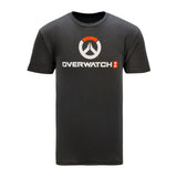 Overwatch 2 Grau T-Shirt - Frontansicht mit Overwatch 2 Logo Design