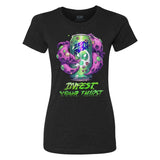 StarCraft Zerg Rush Women's Black T-Shirt - Vorderansicht