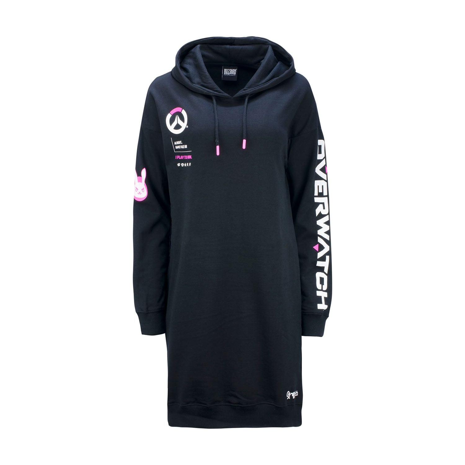 Overwatch D.Va Women s Black Pullover Kapuze Kleid Blizzard Gear Store UK