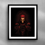 Diablo II: Auferstanden 16 x 20in Gerahmter Kunstdruck - Frontansicht mit gerahmtem Kunstdruck an der Wand