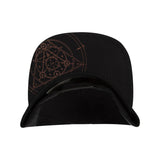 Diablo IV Blackout Flatbill Snapback Hut - Ansicht von unten