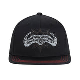 Diablo IV Return To Darkness Schwarz Flatbill Snapback Hut - Frontansicht