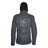 Diablo IV Prime Evil Grey Zip-Up Fatigue Jacke - Rückenansicht