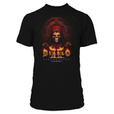 Diablo II: Wiederauferstandener Schlüssel zur Dunkelheit Schwarz T-Shirt - Vorderansicht