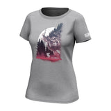 Helden des Sturms Women's Grey T-Shirt - Vorderansicht