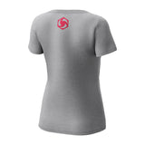 Helden des Sturms Women's Grey T-Shirt - Rückansicht