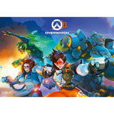 Overwatch 2: Rio 1000 Teile Puzzle in Blau - Draufsicht