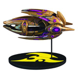 StarCraft Limitierte Auflage Archon des Goldenen Protoss  Träger  Schiff 18cm Replik in Gold - Ansicht von links