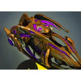 StarCraft Limitierte Auflage Archon des Goldenen Protoss  Träger  Schiff 18cm Replik in Gold - Zoom Überkopfansicht