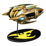 StarCraft Protoss Träger Schiff 18cm Replik in Gelb - Ansicht von hinten rechts