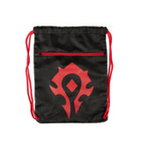 World of Warcraft Horde Loot Tasche in Schwarz - Frontansicht flach