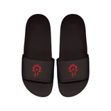 World of Warcraft Horde Logo Black Slides - Vorderansicht