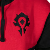 World of Warcraft Horde To The End Rot Pullover Kapuze - Großansicht