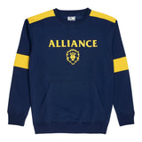 World of Warcraft Ahnen Logo Blau Rundhalsausschnitt Sweatshirt - Vorderansicht