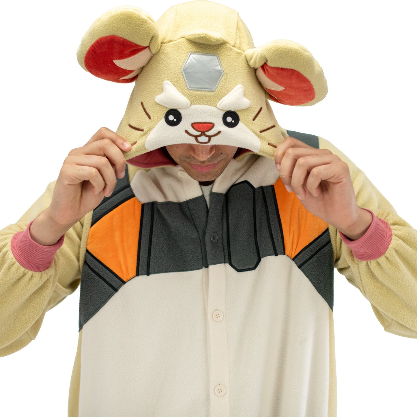 Overwatch 2 Hammond Kigurumi - Front cerrar Up Model View