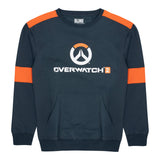 Overwatch 2 Logotipo Sudadera gris Cuello redondo - Vista frontal