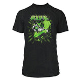 Overwatch Sentai Genji Black Speckled T-camisa - Vista frontal