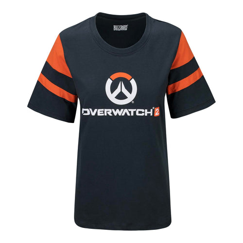 Overwatch 2 Logo T-Shirt anthracite pour femme - Vue de face