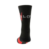 Diablo IV Logo Chaussettes en Noir - Vue arrière