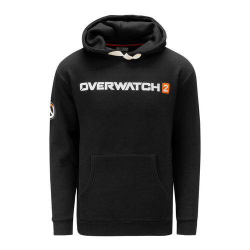 Overwatch 2 Heavy Weight Patch Noir Pullover Sweat à capuche - Front View