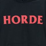 World of Warcraft Felpa con cappuccio Horde Strength Black - Vista da vicino